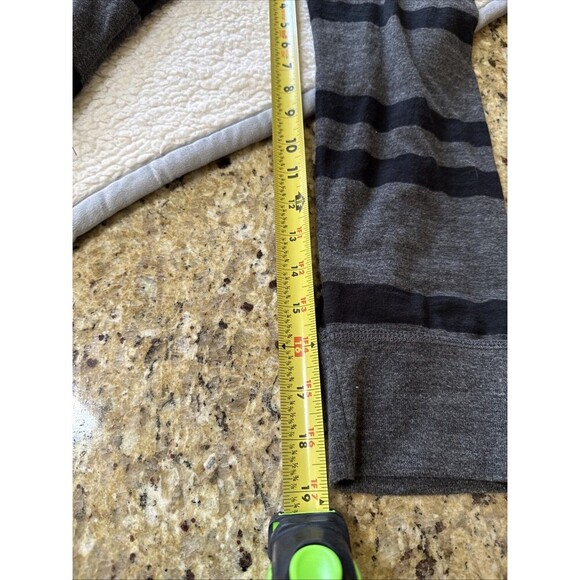 American Eagle Hoodie Mens LARGE AE Long Sleeve Hooded Sweatshirt BLACK - Picture 10 of 10